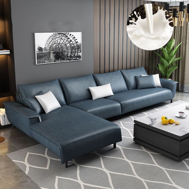 Moderni 4 cuscini posteriori sezionali con cuscino braccia per soggiorno