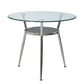 Tempered Glass Dining Table with Metal Base Modern Round Table with 3 Legs Clearhalo 'Dining Tables & Seating' 'Dining Tables' 'dining_table' 'furn' 'furn_dining_table' 'Furniture' 'furniture_dining_table' 'Kitchen & Dining Furniture' 'kitchen' 'kitchen_dining_table' 1200x1200_dc108360-3aca-4d6e-94aa-cce09c67d51b