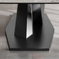 Glam Sintered Stone Rectangle Dining Table Kitchen Standard Dining Table with Pedestal Base Clearhalo ' dining_table' 'Dining Tables & Seating' 'Dining Tables' 'furn' 'furn_dining_table' 'Furniture' 'furniture_dining_table' 'Kitchen & Dining Furniture' 'kitchen&dining_furn' 'kitchen' 'kitchen_dining_table' 1200x1200_dc111abe-e142-42ca-bacd-a8faa6faeb98