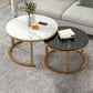 Slate Nesting Coffee Table Set No Distressing Round Coffee Table Set Clearhalo 'Coffee & Accent Tables' 'Coffee Tables' 'coffee_tables' 'furn' 'furn_coffee_tables' 'Furniture' 'Living Room Furniture' 1200x1200_dc162201-0f6f-4907-8518-1dfc8d782129
