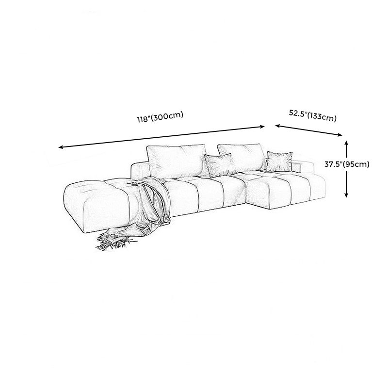 American Traditional Faux Leather Cushions Sofa 37.4"High Square Arm Sofa,White Clearhalo 'furn' 'furn_sectionals' 'Furniture' 'furniture_sectionals' 'kitchen' 'kitchen_sectionals' 'Living Room Furniture' 'Sectionals' 1200x1200_dc17191c-7672-4c2d-a8c7-b6ab4aa0eed9