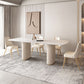 Modern Sintered Stone Dining Set Rectangle 1/4/5/7 Pieces Dining Room Table Set