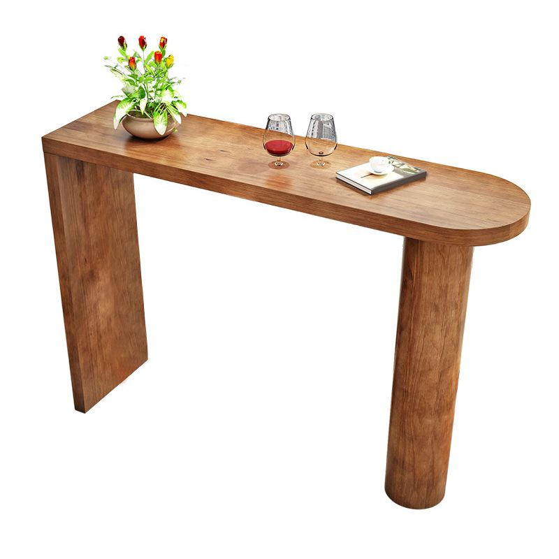 Industrial Style Wood 1/2 Pieces Bar Table Set Rectangle Bar Table for Home Clearhalo 'Bar Furniture' 'furn' 'furn_home_bar_bar_sets' 'Furniture' 'Home Bars & Bar Sets' 'home_bar_bar_sets' 'Kitchen & Dining Furniture' 1200x1200_dc183d5f-f4d7-4888-b3d8-4a895c1c10c7