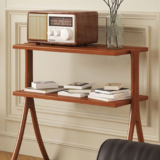 Moderne stijl Open Back boekenplank horizontale boekenkast met 2 planken