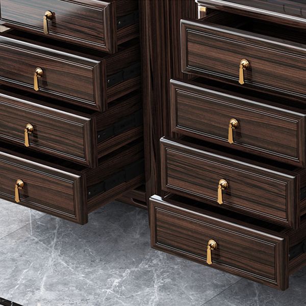 Glam Solid Wood Storage Chest Home Chest in Brown with Drawers Clearhalo 'Bedroom Furniture' 'Dressers & Chests' 'dressers_chests' 'furn' 'furn_dressers_chests' 'Furniture' 1200x1200_dc1da3c9-4f98-4728-ba1f-e2ff6683d4d4