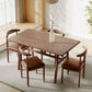 Table à manger rectangulaire en panneaux de fibres de densité moyenne, pour salle à manger
