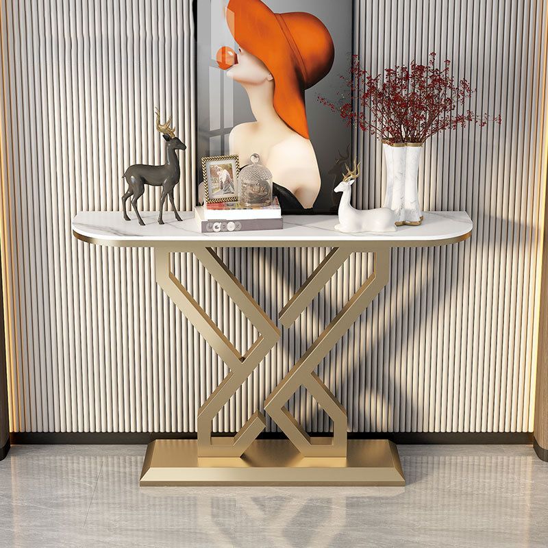 Tabella della console da 11,8 "W tavolo da fine ardesia resistente alle macchie