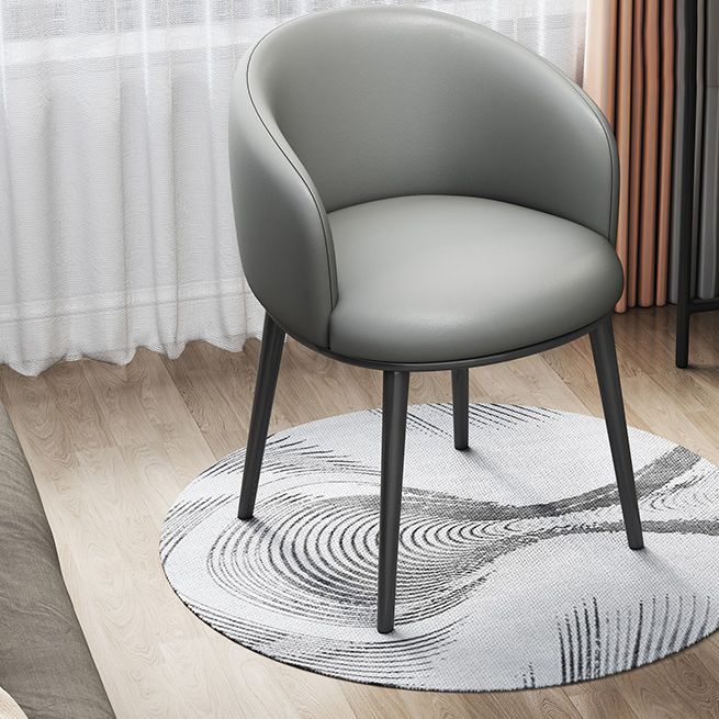 Silla de oficina en casa sin brazo silla de mesa baja moderna sin ruedas