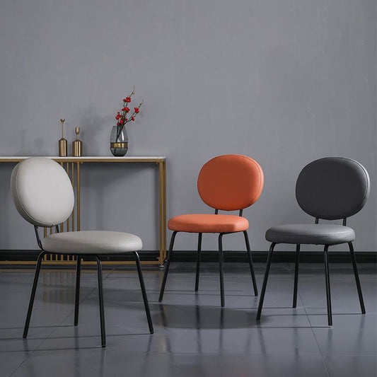 Chaise d'appoint de style moderne chaise à manger rembourrée pour un usage à domicile