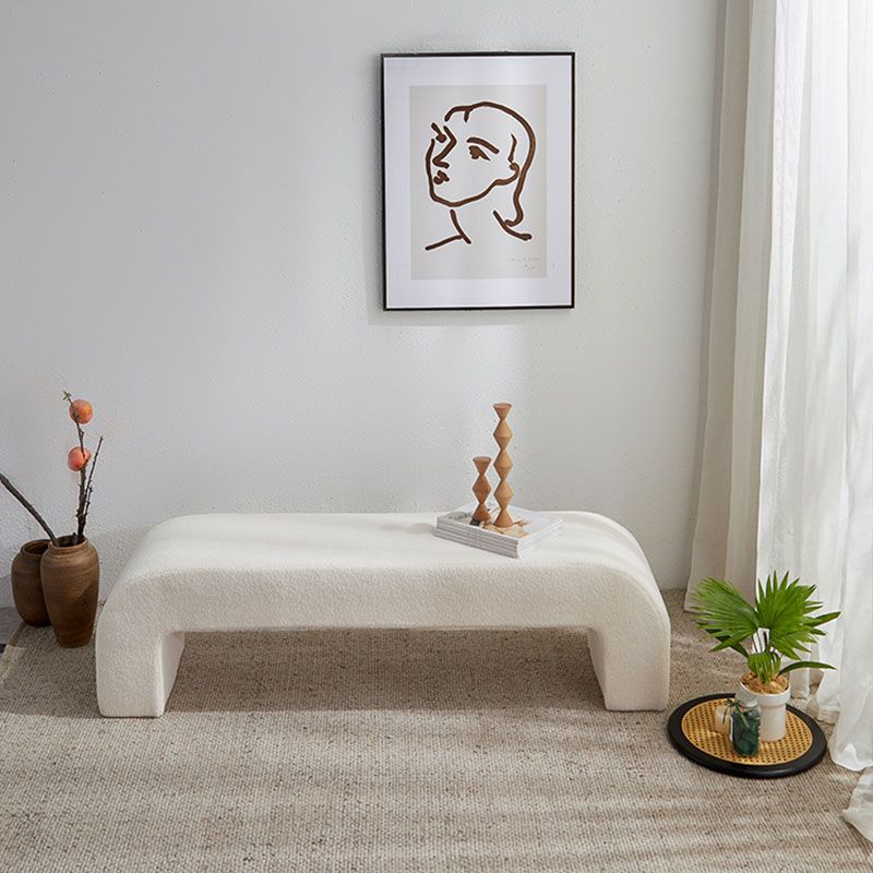 Bedroom Bench Modern Rectangle Seating Bench with Upholstered , 13.65-inch W Clearhalo 'Benches' 'Chairs & Seating' 'furn' 'furn_benches' 'Furniture' 'Living Room Furniture' 1200x1200_dc2683f3-398c-48dc-a181-450fb10b1fd9