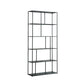 70.87"H Bookcase Black Open Back Modern Style Bookshelf for Home and Office Clearhalo 'Bookcases' 'furn' 'furn_bookcases' 'Furniture' 'furniture_bookcases' 'Office Furniture' 1200x1200_dc27f417-bc6d-4fd1-a17c-ecbba7781f56