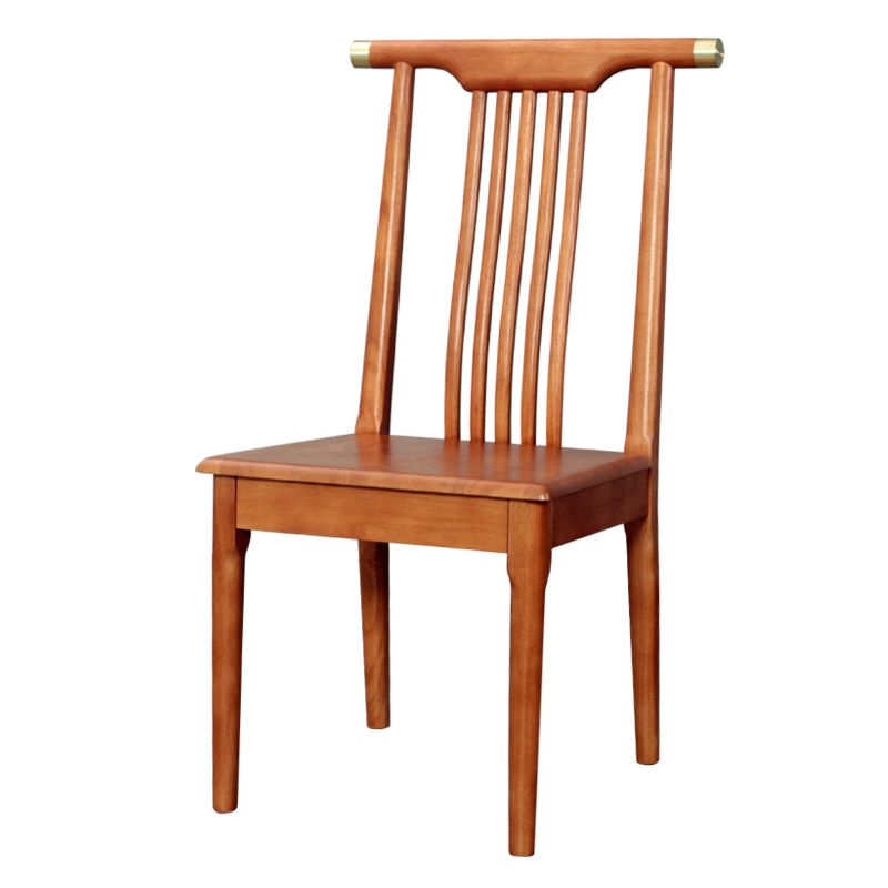 Traditional Solid Wood Dining Chairs Slat Back Dining Side Chair for Home Clearhalo ' kitchen&dining_furn' 'Dining Chairs' 'Dining Tables & Seating' 'dining_chair' 'furn' 'furn_dining_chair' 'Furniture' 'furniture_dining_chair' 'Kitchen & Dining Furniture' 'kitchen' 1200x1200_dc2912ee-d2e9-4ca8-b5fc-1b7140e9ec93