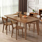 Modern Solid Wood Brown Dining Table Rectangle Shape Standard Dining Table for Kitchen Clearhalo ' dining_table' 'Dining Tables & Seating' 'Dining Tables' 'furn' 'furn_dining_table' 'Furniture' 'furniture_dining_table' 'Kitchen & Dining Furniture' 'kitchen&dining_furn' 'kitchen' 'kitchen_dining_table' 1200x1200_dc291ca4-ea62-4076-9d60-01294102cbdb