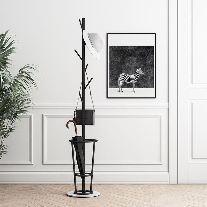 Glam Metal Cad -rek Marmeren basisjas Hanger voor woonkamer