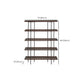 Etagere Open Back Bookshelf Wooden Industrial Bookcase with Shelves Clearhalo 'Bookcases' 'furn' 'furn_bookcases' 'Furniture' 'Office Furniture' 1200x1200_dc2b77f8-00c0-4086-998e-f4f876a6d9b1