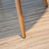 Glam Style Side Chair Set Plastic Dining Room Side Chair with Wood Legs Clearhalo ' kitchen&dining_furn' 'Dining Chairs' 'Dining Tables & Seating' 'dining_chair' 'Furniture' 'furniture_dining_chair' 'Kitchen & Dining Furniture' 'kitchen' 1200x1200_dc2b8f83-82b8-450c-bf1c-7012d945f881