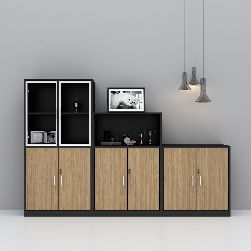 Nordic Style File Cabinets Solid Wood Horizontal File Cabinet with Key Lock Office Clearhalo 'Filing Cabinets' 'filling_cabinets' 'furn' 'furn_filling_cabinets' 'Furniture' 'Office Furniture' 1200x1200_dc2bc65b-2876-4e3a-a515-70f5fcfdff43
