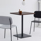 Metal Industrial Square Dining Table Solid Wood Top Indoor Table with Pedestal Base Clearhalo ' dining_table' 'Dining Tables & Seating' 'Dining Tables' 'furn' 'furn_dining_table' 'Furniture' 'furniture_dining_table' 'Kitchen & Dining Furniture' 'kitchen&dining_furn' 'kitchen' 'kitchen_dining_table' 1200x1200_dc2c99c0-e8db-4353-a8e7-462cebdd59fa