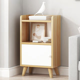 9.84" Wide Accent Cabinet Rectangle Contemporary Wooden Storage Cabinet