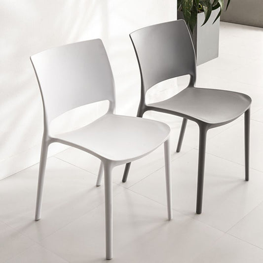 Contemporary Style Side Chair Open Back Plastic Dining Room Chair Clearhalo 'Dining Chairs' 'Dining Tables & Seating' 'dining_chair' 'furn' 'furn_dining_chair' 'Furniture' 'Kitchen & Dining Furniture' 1200x1200_dc2dbbff-cca8-481f-811d-fd058c4b96ef