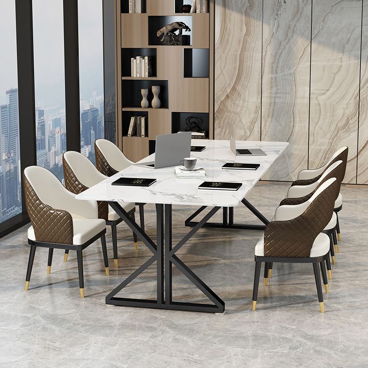 Home Office Writing Table Luxury Marble Curved Computer Desk Clearhalo 'furn' 'furn_office_desk' 'Furniture' 'Office Desks' 'Office Furniture' 'office_desk' 1200x1200_dc2e406f-e987-4676-9606-b34a1f3060fa