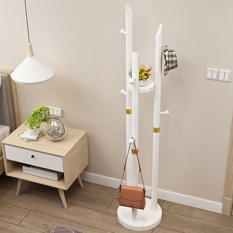 Massives Holz Eingangsschichtbügel traditioneller Stil einfacher Heimatbodenschatzregal