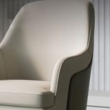 Chaise de bureau moderne Hauteur de siège réglable chaise pivotante sans bras