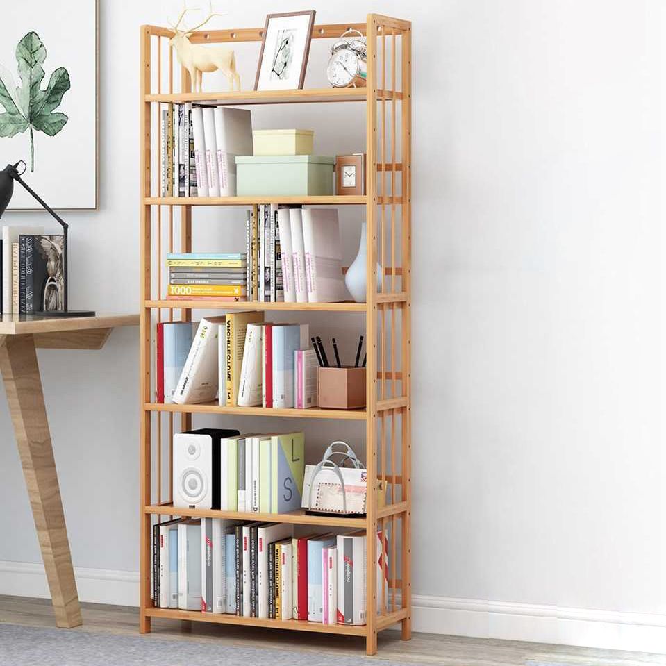 Manufactured Wood Etagere Bookshelf Natural Modern Open Bookcase for Classroom Clearhalo 'Bookcases' 'furn' 'furn_bookcases' 'Furniture' 'furniture_bookcases' 'Office Furniture' 1200x1200_dc337ace-32ef-410f-80ad-a7db623fc121