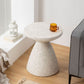White Sofa Side Accent Table Round and Cone Shape Corner Table Clearhalo 'Coffee & Accent Tables' 'End & Side Tables' 'end_side_tables' 'furn' 'furn_end_side_tables' 'Furniture' 'Living Room Furniture' 1200x1200_dc33909b-ec92-4f5f-a999-ddc16f21e96a