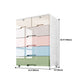 Contemporary Style Wardrobe Plastic Bedroom Wardrobe Closet With 6-Drawer Clearhalo 'Armoires & Wardrobes' 'armoires_wardrobes' 'Bedroom Furniture' 'furn' 'furn_armoires_wardrobes' 'Furniture' 1200x1200_dc347d42-52d8-435a-9c02-848d81bd8189