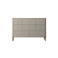 Classic Glam Storage Chest Solid Wood Dresser with 6/8/10 Drawers
