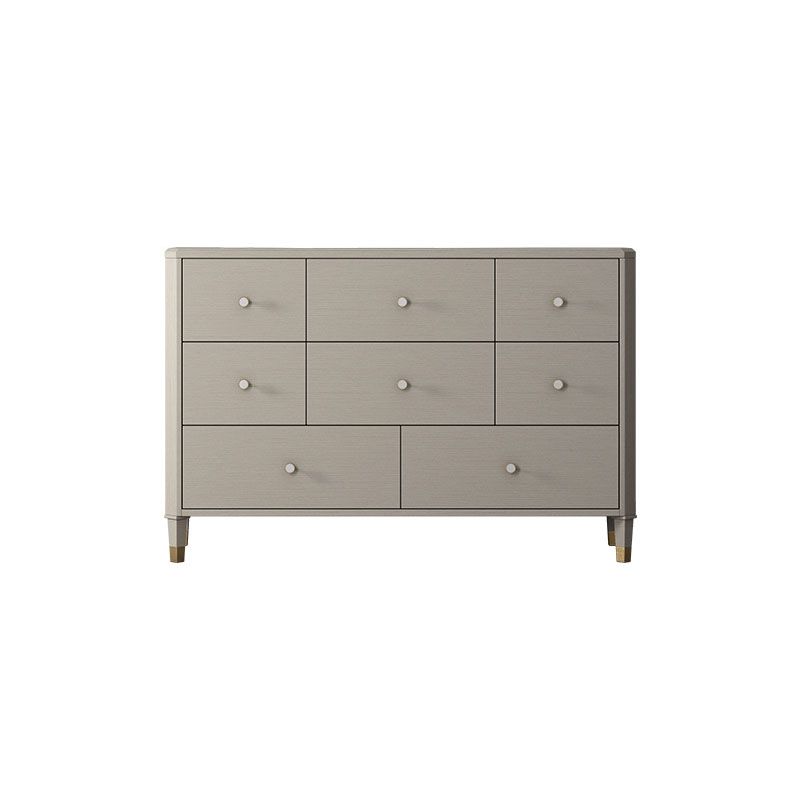 Classic Glam Storage Chest Solid Wood Dresser with 6/8/10 Drawers