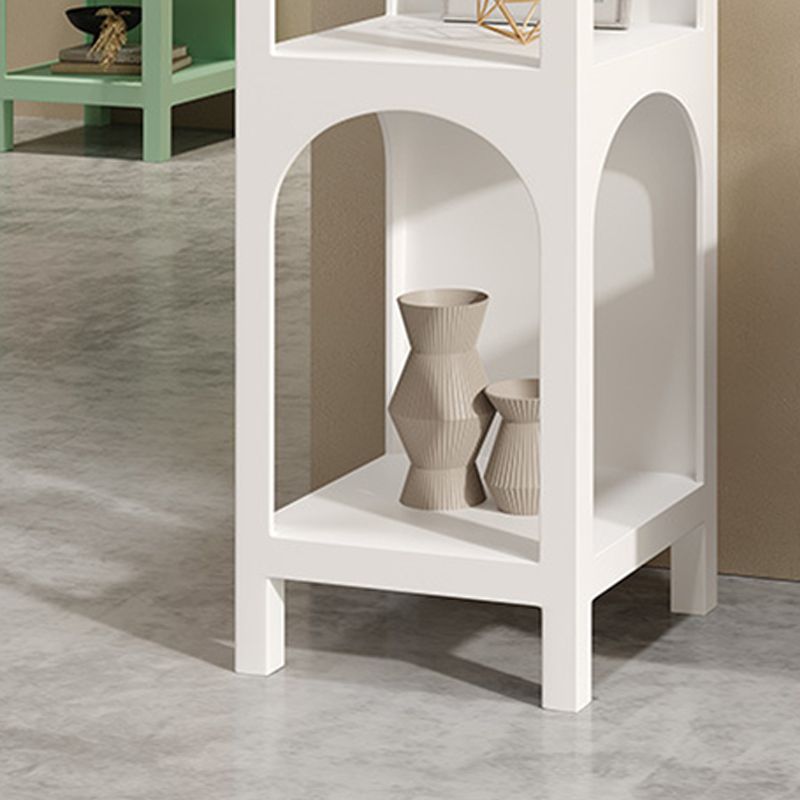 13.78 "W Scandinave antique finis final étagère bibliothèque en métal étagère avec étagères