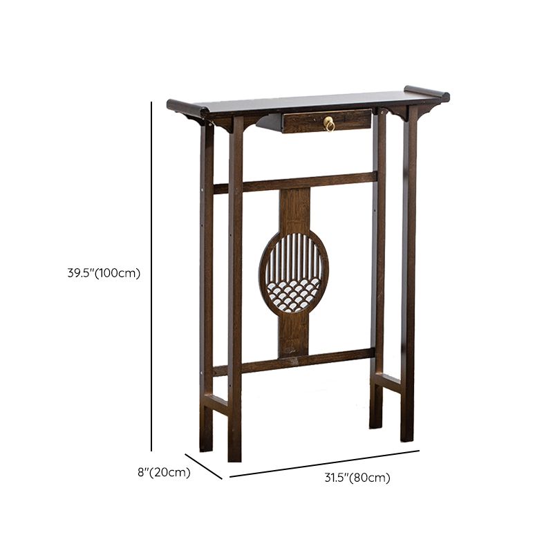 Tavolo della console moderna della metà del secolo tavolo da rettangolo di rettangolo