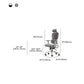 Modern Ergonomic Office Chair Adjustable Seat Height Desk Chair with Wheels Clearhalo 'furn' 'furn_office_chair' 'Furniture' 'Office Chairs' 'Office Furniture' 'office_chair' 1200x1200_dc3dff73-1d28-4d67-8b11-f661225e2e0b