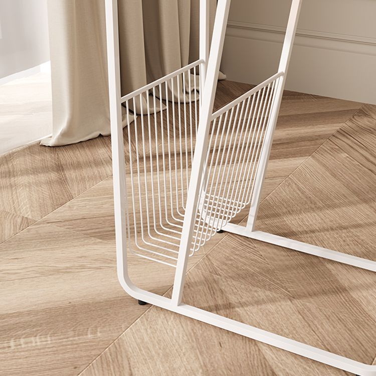 Mesa de acrílico y metal moderno de almacenamiento abierta Gabinete para dormitorio para dormitorio