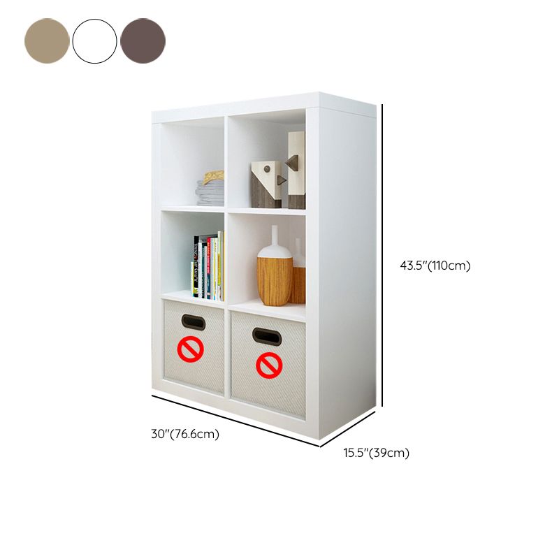 Libreria scandinava in legno ingegnerizzato ingegnerizzato ingegnerizzato standard (cassetti non inclusi)