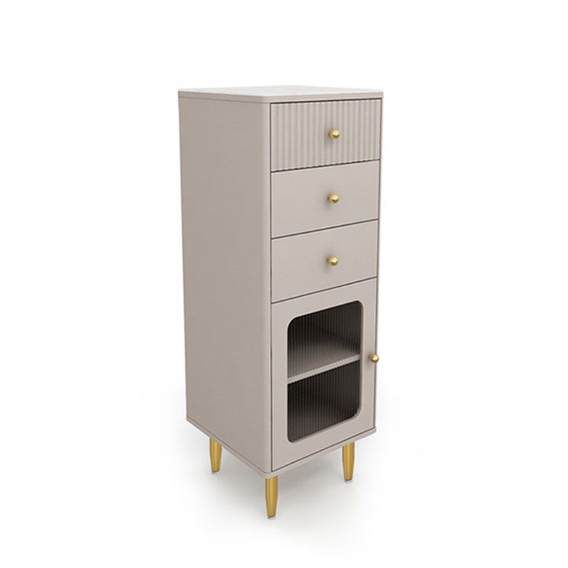 15,6-inch breedte Glam-dressoir Stone opbergkist met 1/2/3 laden