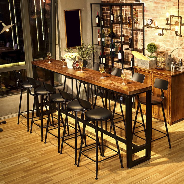 Tavolo da cocktail bar moderno tavolo da banco naturale da banco naturale tavolo da pranzo