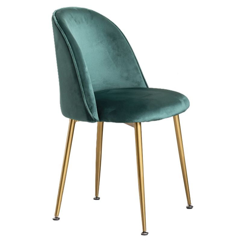 Glam Style 16.5'' Wide Dining Room Chair Solid Back Side Chair with 4 Legs for Home Use Clearhalo ' kitchen&dining_furn' 'Dining Chairs' 'Dining Tables & Seating' 'dining_chair' 'furn' 'furn_dining_chair' 'Furniture' 'furniture_dining_chair' 'Kitchen & Dining Furniture' 'kitchen' 1200x1200_dc41ef66-6422-42c5-b762-3ec5e93dd3be