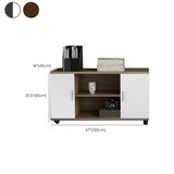 Archivo nórdico Archivo de madera Almacenamiento de almacenamiento lateral