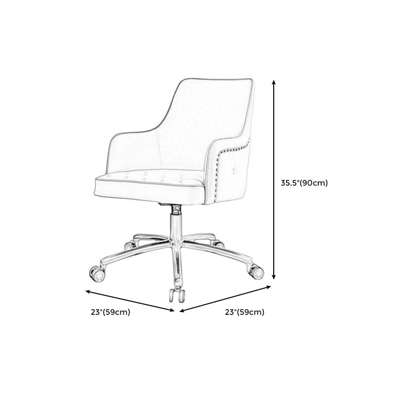 23.23"L x 23.23"W x 35.43"H Modern Tight Back Flared Arms Barrel Chair Clearhalo 'Accent Chairs' 'accent_chairs' 'Chairs & Seating' 'furn' 'furn_accent_chairs' 'Furniture' 'Living Room Furniture' 1200x1200_dc4238df-82ce-4db8-b64b-6bc8fd4432b2