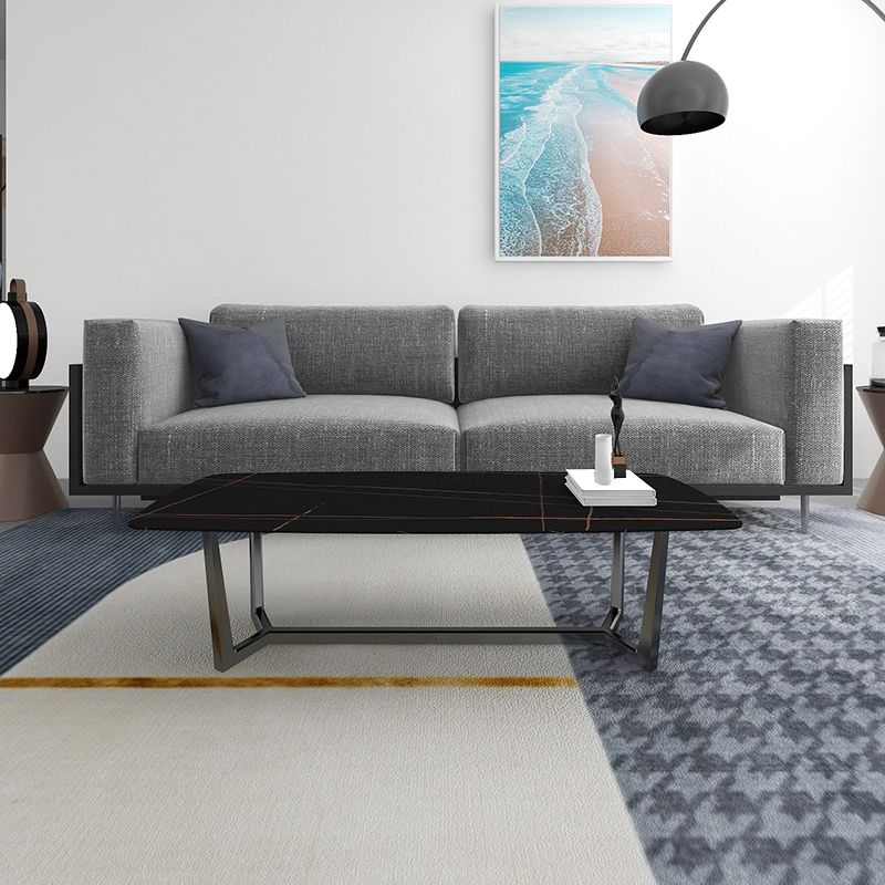 Trestle 1 Single Coffee Table Modern Rectangular Metal Cocktail Table Clearhalo 'Coffee & Accent Tables' 'Coffee Tables' 'coffee_tables' 'furn' 'furn_coffee_tables' 'Furniture' 'furniture_coffee_tables' 'Living Room Furniture' 1200x1200_dc47eff8-4bf3-4db8-ab7e-f7fc66d7b9ff