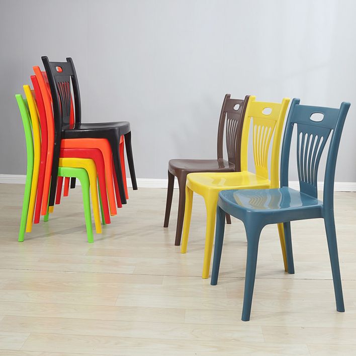 Nordic Style Dining Chairs Plastic Dining Armless Side Chairs for Kitchen (Set of 4 ) Clearhalo ' kitchen&dining_furn' 'Dining Chairs' 'Dining Tables & Seating' 'dining_chair' 'furn' 'furn_dining_chair' 'Furniture' 'furniture_dining_chair' 'Kitchen & Dining Furniture' 'kitchen' 1200x1200_dc47f2aa-a31e-4349-a497-120a31dc888d