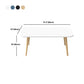 Contemporary Wooden Coffee Table with 4 Natural Legs and Rectangle Top Clearhalo 'Coffee & Accent Tables' 'Coffee Tables' 'coffee_tables' 'furn' 'furn_coffee_tables' 'Furniture' 'Living Room Furniture' 1200x1200_dc49d577-b2f1-4b55-8aa6-6306a8c2cd4b