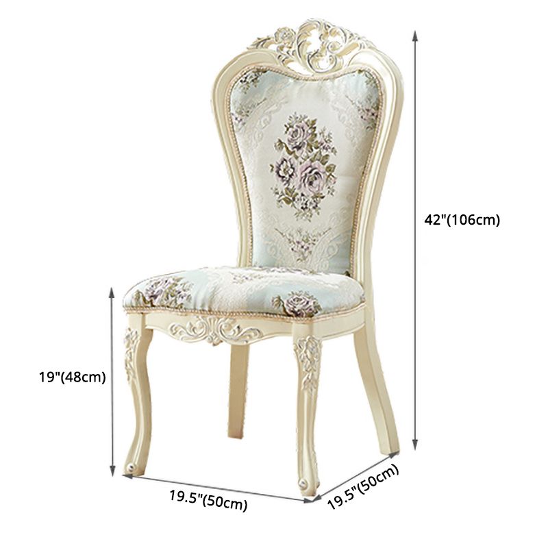 Victorian Dining Room Chair with 4 Wood Legs Parsons Chair for Home Use Clearhalo ' kitchen&dining_furn' 'Dining Chairs' 'Dining Tables & Seating' 'dining_chair' 'furn' 'furn_dining_chair' 'Furniture' 'furniture_dining_chair' 'Kitchen & Dining Furniture' 'kitchen' 1200x1200_dc4af029-8640-4d11-abbf-8bd9240f0950