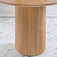 Modern Round Standard Height Dining Table Natural Base Pedestal Casual Dining Table Clearhalo 'Dining Tables & Seating' 'Dining Tables' 'dining_table' 'furn' 'furn_dining_table' 'Furniture' 'furniture_dining_table' 'Kitchen & Dining Furniture' 'kitchen' 'kitchen_dining_table' 1200x1200_dc4c4518-ca12-42c1-abac-a41567e441af