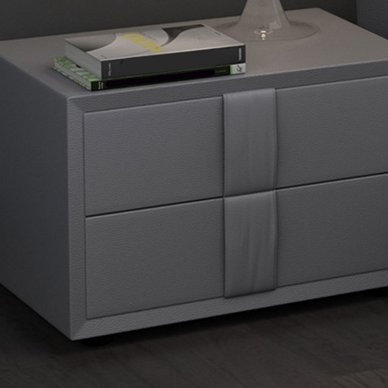 Table table de chevet de table en bois d'ingénierie avec tiroir