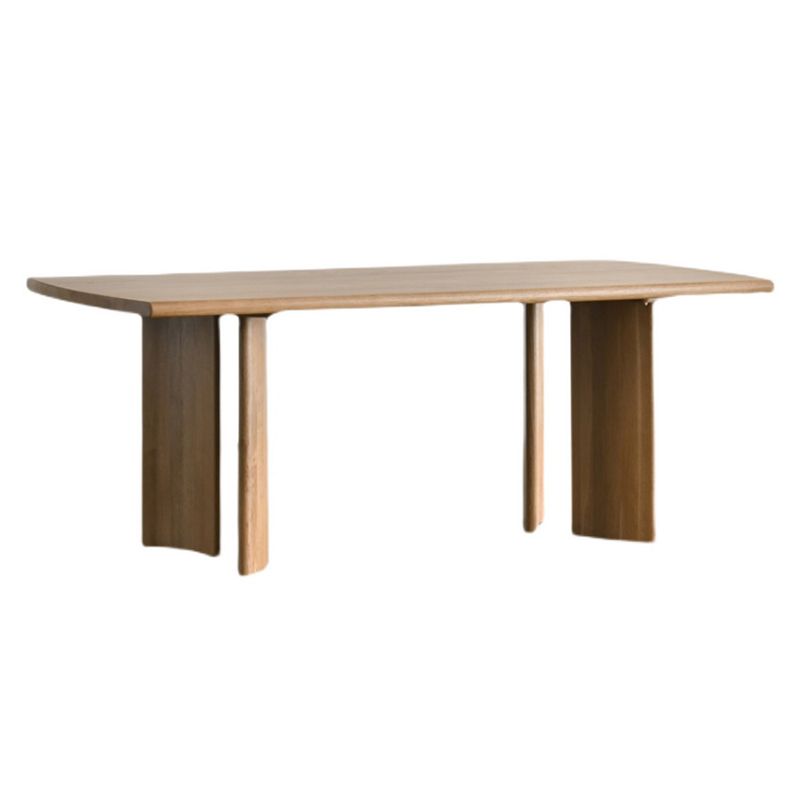 Rectangle Industrial Dining Table 4 Legs Fixed Table with Solid Wood Clearhalo ' dining_table' 'Dining Tables & Seating' 'Dining Tables' 'furn' 'furn_dining_table' 'Furniture' 'furniture_dining_table' 'Kitchen & Dining Furniture' 'kitchen&dining_furn' 'kitchen' 'kitchen_dining_table' 1200x1200_dc4f4f53-2e2e-4b1f-a8c3-fb517d8be8d4