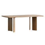 Rectangle Industrial Dining Table 4 Legs Fixed Table with Solid Wood Clearhalo ' dining_table' 'Dining Tables & Seating' 'Dining Tables' 'furn' 'furn_dining_table' 'Furniture' 'furniture_dining_table' 'Kitchen & Dining Furniture' 'kitchen&dining_furn' 'kitchen' 'kitchen_dining_table' 1200x1200_dc4f4f53-2e2e-4b1f-a8c3-fb517d8be8d4